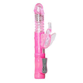 Stotende Butterfly Vibrator - Roze - PlayForFun